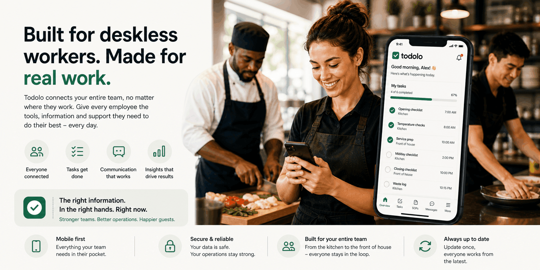 Built for deskless workers