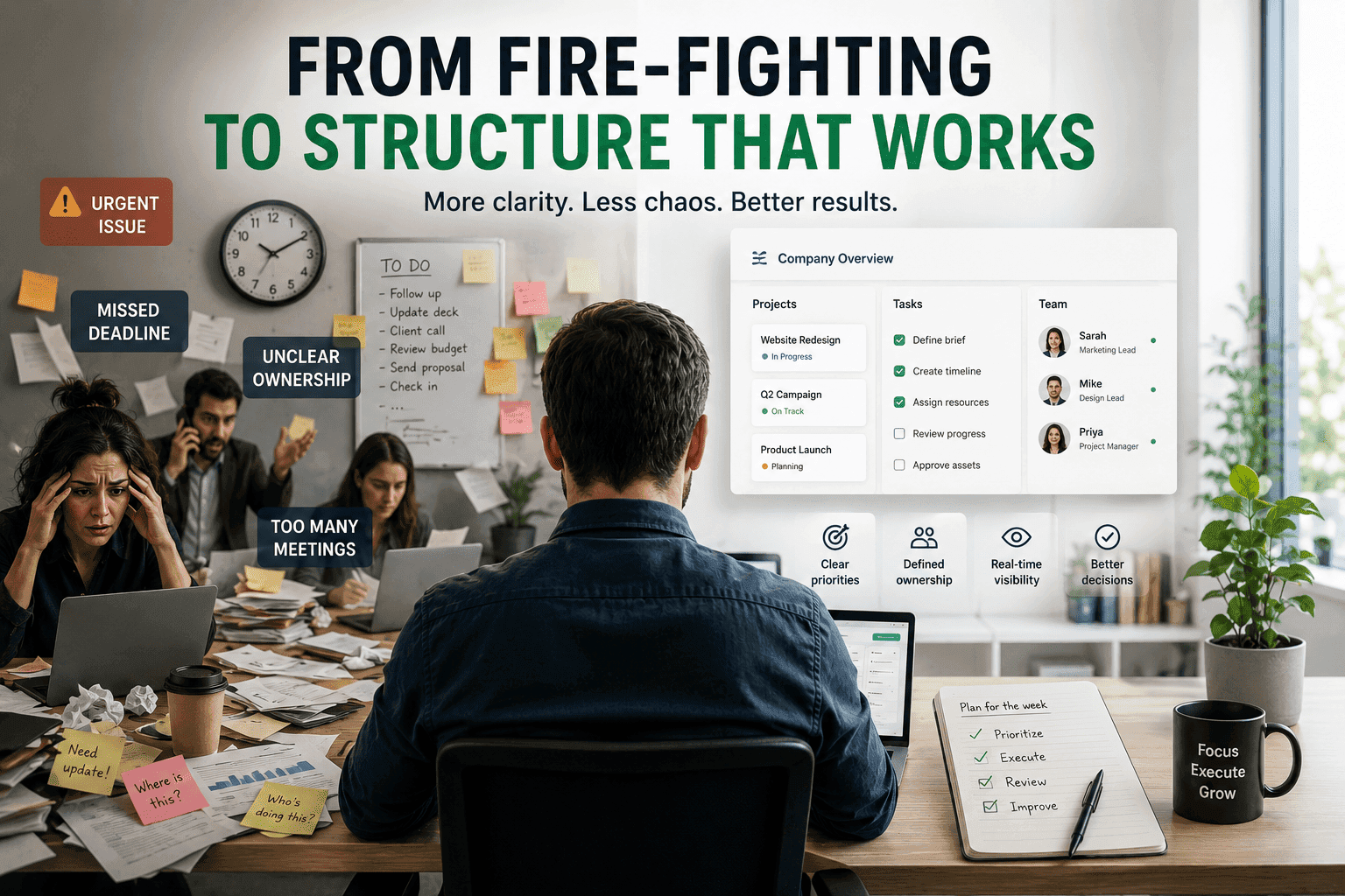 Why many companies get stuck in constant firefighting