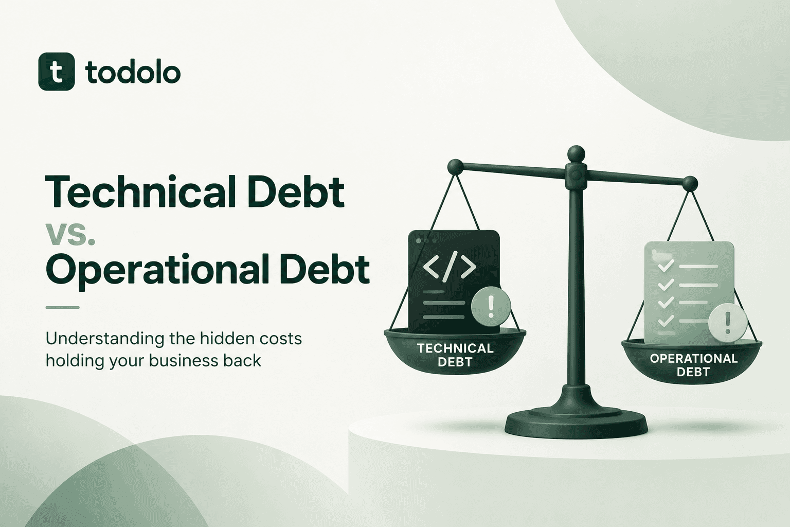 Technical debt is a symptom: Not the problem